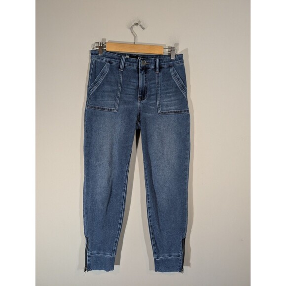 Kut From the Kloth Women Chris High Rise Jogger Jeans Sz 6 Gorpocore Casual - Picture 1 of 12